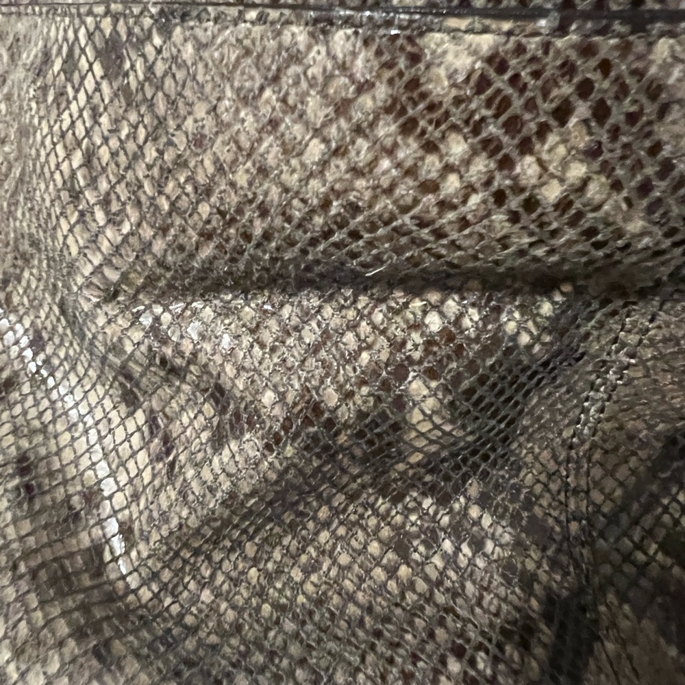 Coach Morgan Python Satchel Shoulder Bag - Black … - image 4